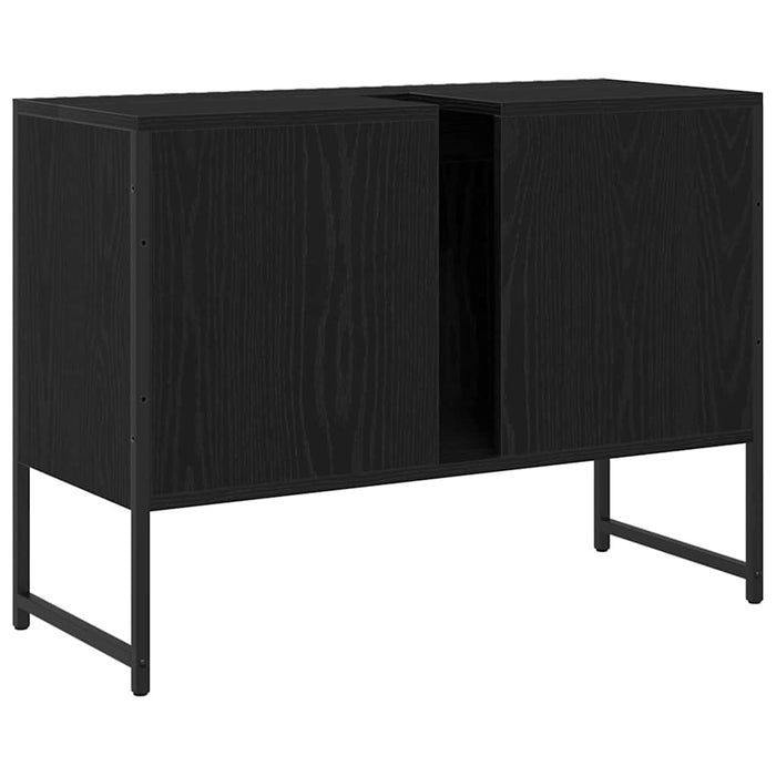 Dulap pentru chiuvetă de baie Stejar negru 80 x 30 x 60 cm - WALTI WALTI