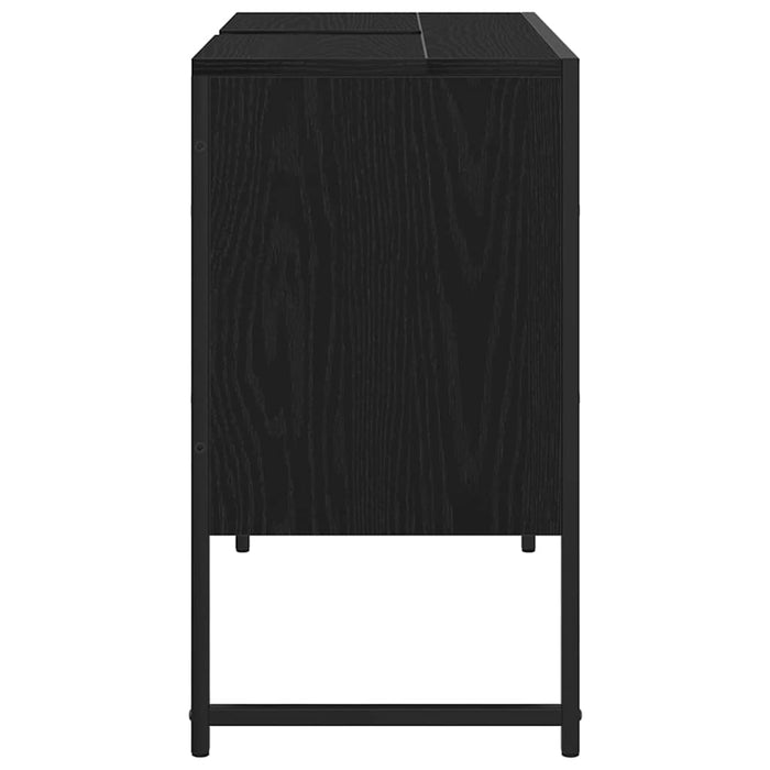 Dulap pentru chiuvetă de baie Stejar negru 80 x 30 x 60 cm - WALTI WALTI