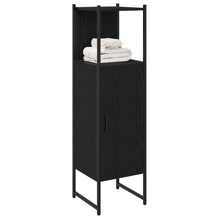 Dulap de Baie Stejar negru 33 x 33 x 120.5 cm Lemn compozit - WALTI WALTI