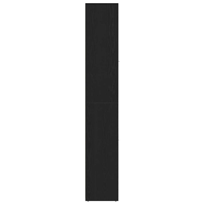 Dulap de baie din stejar negru 30x30x183,5 cm, lemn prelucrat - WALTI WALTI