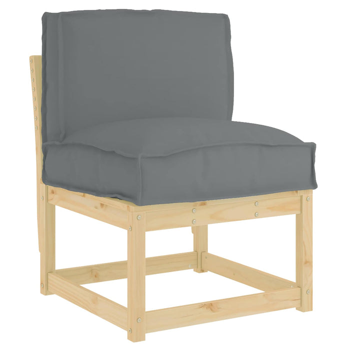 Pernă Antracit 50 x 40 x 12 cm Material Oxford WALTI