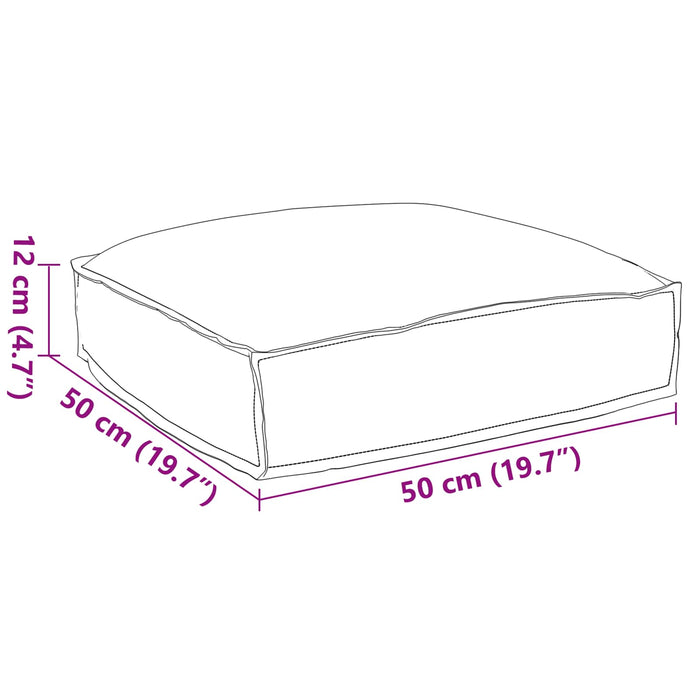 Pernă Gri 50 x 50 x 12 cm Material Oxford - WALTI WALTI