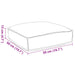 Pernă Gri 50 x 50 x 12 cm Material Oxford - WALTI WALTI