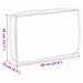 Pernă Gri 60 x 40 x 12 cm Material Oxford - WALTI WALTI