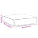 Pernă Antracit 60 x 60 x 12 cm Material Oxford - WALTI WALTI