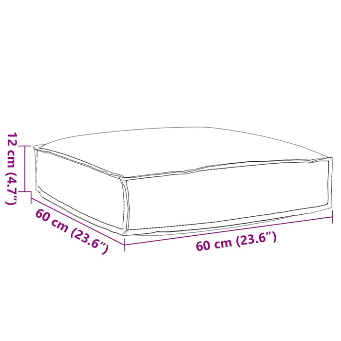 Pernă Albastru regal 60 x 60 x 12 cm Material Oxford - WALTI WALTI