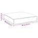 Pernă Gri 80 x 80 x 12 cm Material Oxford - WALTI WALTI
