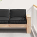 Pernă Negru 80 x 80 x 12 cm Material Oxford - WALTI WALTI