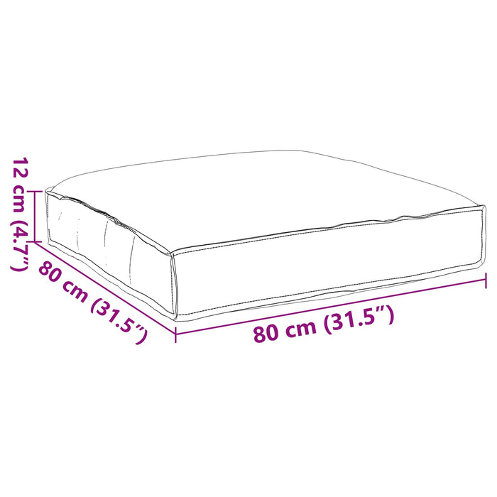 Pernă Roșu Vin 80 x 80 x 12 cm Material Oxford - WALTI WALTI