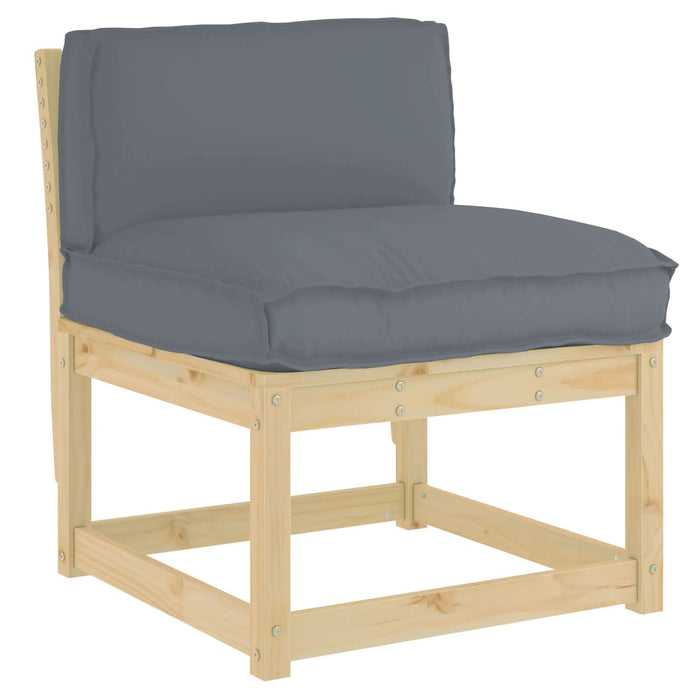 Pernă Antracit 70 x 40 x 12 cm Material Oxford - WALTI WALTI