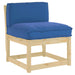Pernă Albastru regal 70 x 40 x 12 cm Material Oxford - WALTI WALTI