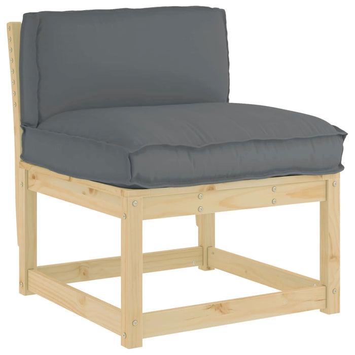 Pernă Antracit 80 x 40 x 12 cm Material Oxford - WALTI WALTI