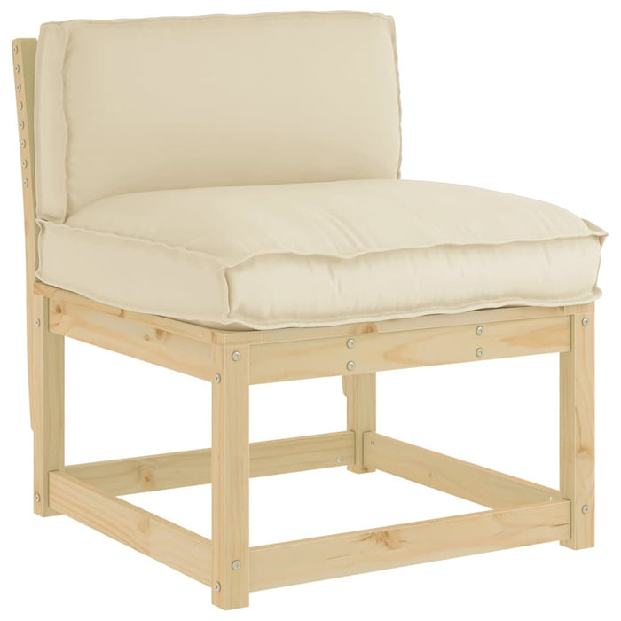Pernă Bej 80 x 40 x 12 cm Material Oxford WALTI