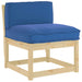Pernă Albastru regal 80 x 40 x 12 cm Material Oxford - WALTI WALTI