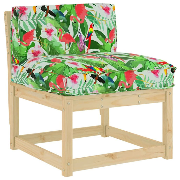 Pernă Floral Multicolour 80 x 40 x 12 cm Material Oxford - WALTI WALTI
