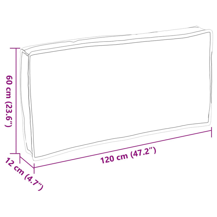 Pernă Crem 120 x 60 x 12 cm Material Oxford - WALTI WALTI