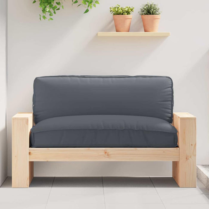 Pernă pentru șezut din paleți Antracit 120 x 80 x 12 cm - WALTI WALTI