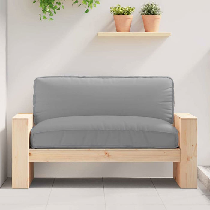 Pernă pentru șezut din paleți Gri 120 x 80 x 12 cm - WALTI WALTI