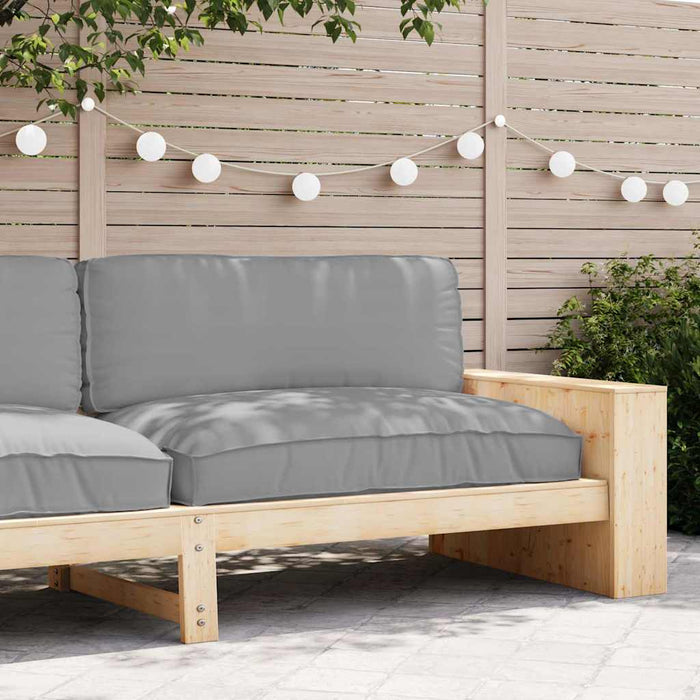 Pernă pentru șezut din paleți Gri 120 x 80 x 12 cm - WALTI WALTI