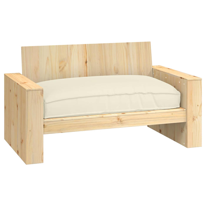Pernă Crem 120 x 80 x 12 cm Material Oxford WALTI
