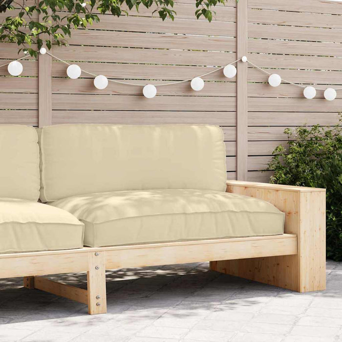 Pernă pentru șezut din paleți Bej 120 x 80 x 12 cm - WALTI WALTI