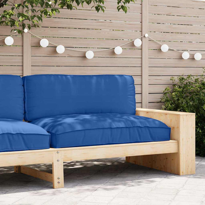 Pernă pentru șezut din paleți Albastru regal 120 x 80 x 12 cm - WALTI WALTI
