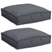 Pernă 2 pcs Antracit 40 x 40 x 8 cm Material Oxford - WALTI WALTI