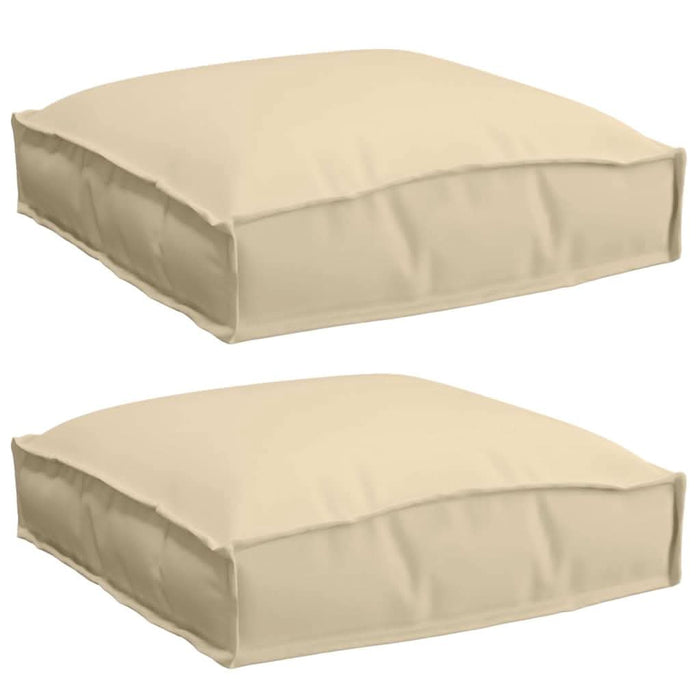 Pernă 2 pcs Bej 40 x 40 x 8 cm Material Oxford - WALTI WALTI