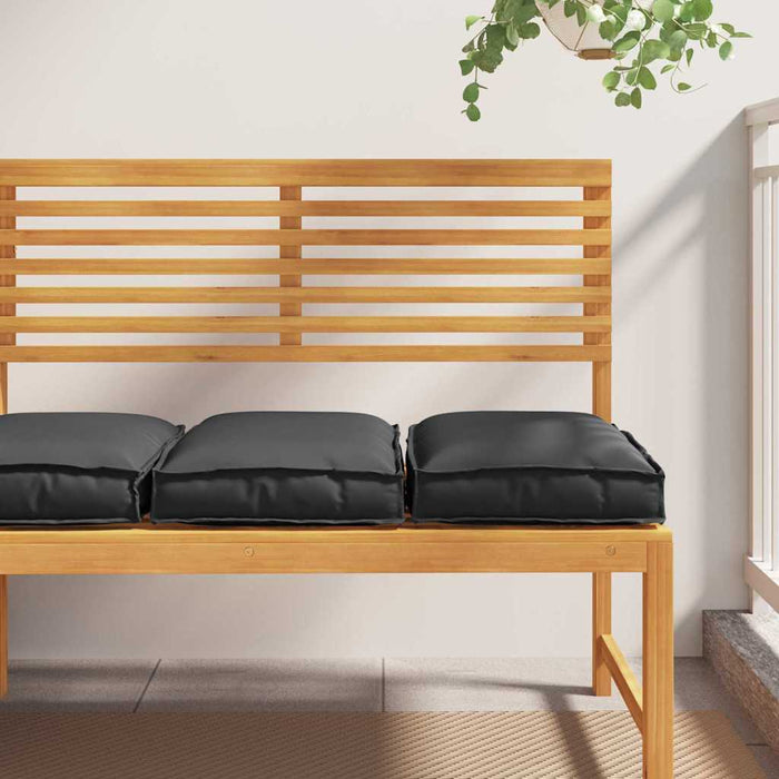 Pernă 2 pcs Negru 40 x 40 x 8 cm Material Oxford - WALTI WALTI