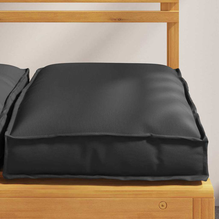 Pernă 2 pcs Negru 40 x 40 x 8 cm Material Oxford - WALTI WALTI