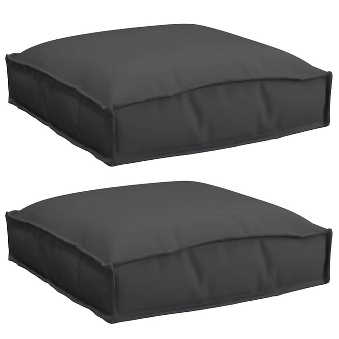 Pernă 2 pcs Negru 40 x 40 x 8 cm Material Oxford - WALTI WALTI