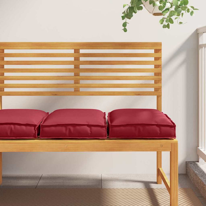 Pernă 2 pcs Roșu Vin 40 x 40 x 8 cm Material Oxford - WALTI WALTI