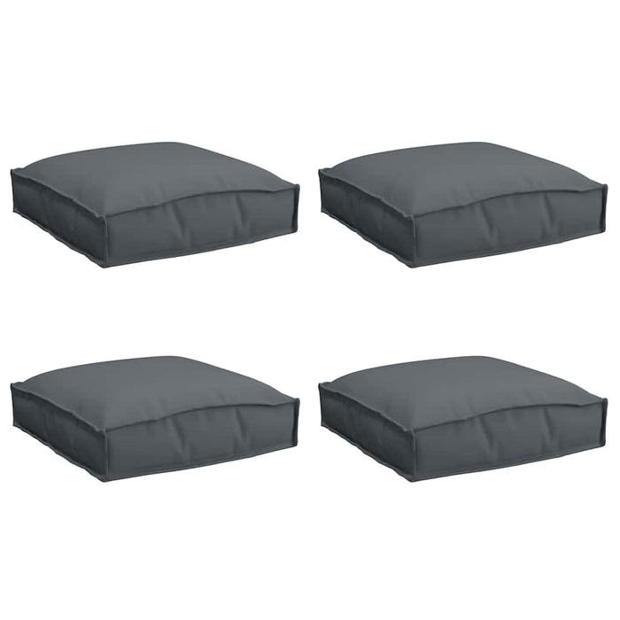 Pernă pentru șezut din paleți 4 pcs Antracit 40 x 40 x 8 cm - WALTI WALTI