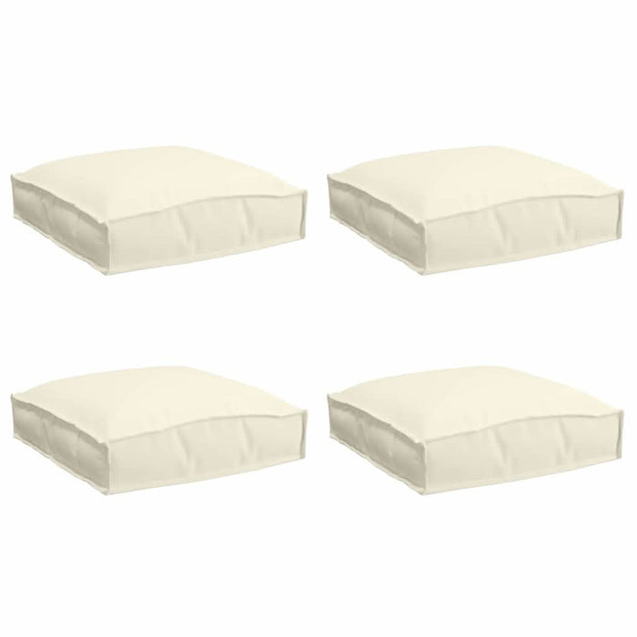 Pernă pentru șezut din paleți 4 pcs Crem 40 x 40 x 8 cm - WALTI WALTI
