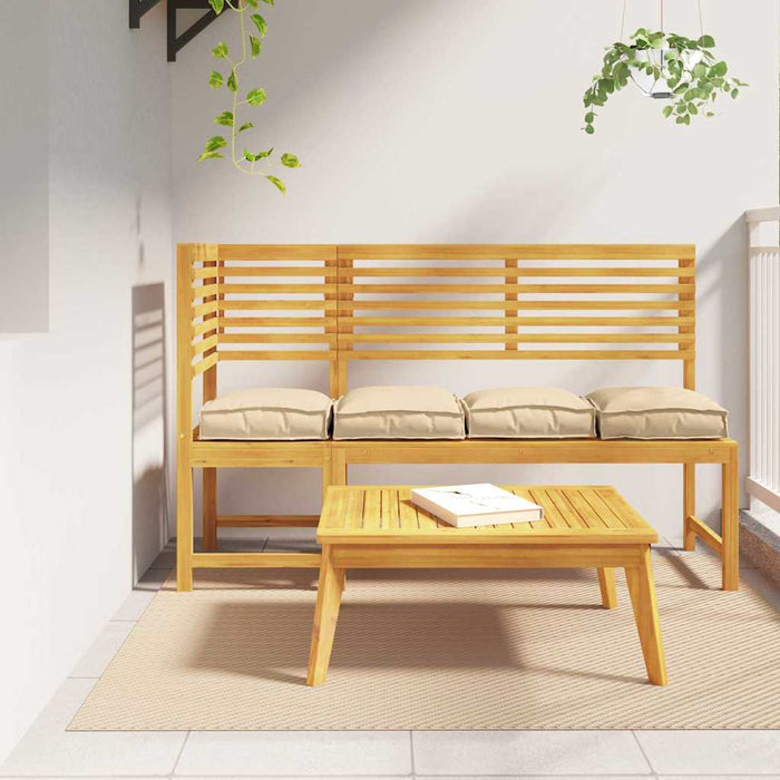 Pernă 4 pcs Bej 40 x 40 x 8 cm Material Oxford - WALTI WALTI