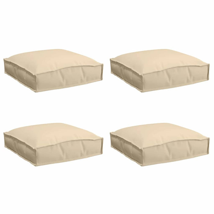 Pernă 4 pcs Bej 40 x 40 x 8 cm Material Oxford - WALTI WALTI