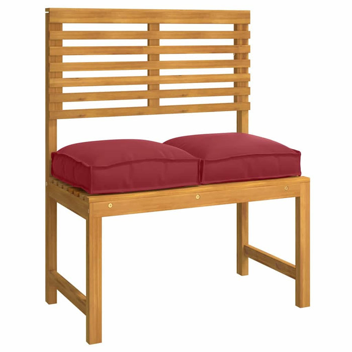 Pernă pentru șezut din paleți 4 pcs Roșu Vin 40 x 40 x 8 cm - WALTI WALTI