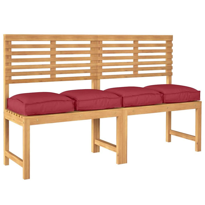 Pernă pentru șezut din paleți 4 pcs Roșu Vin 40 x 40 x 8 cm - WALTI WALTI