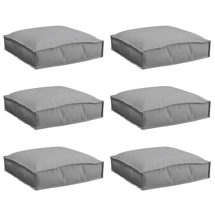 Pernă 6 pcs Gri 40 x 40 x 8 cm Material Oxford - WALTI WALTI