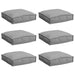Pernă 6 pcs Gri 40 x 40 x 8 cm Material Oxford - WALTI WALTI