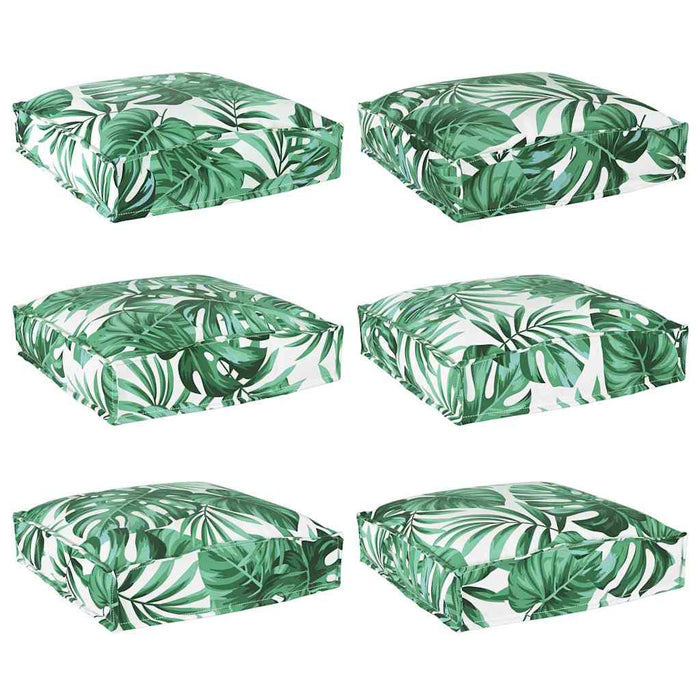 Pernă pentru șezut din paleți 6 pcs model frunze 40 x 40 x 8 cm - WALTI WALTI