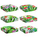 Pernă pentru șezut din paleți 6 pcs Multicolour 40 x 40 x 8 cm - WALTI WALTI