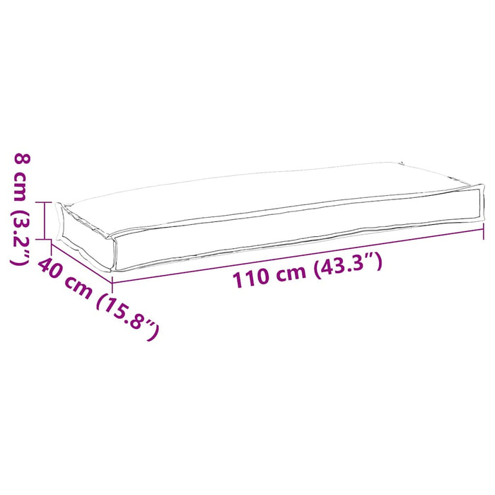 Pernă Bej 110 x 40 x 8 cm Material Oxford - WALTI WALTI
