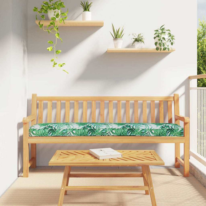 Perna de palet pentru bancă cu model de frunze 180x40x8 cm din țesătură Oxford - WALTI WALTI