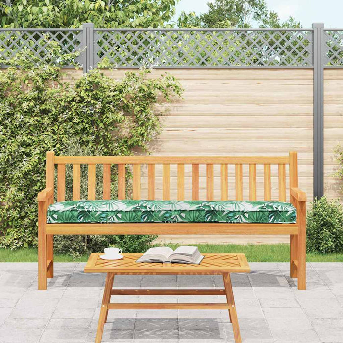 Perna de palet pentru bancă cu model de frunze 180x40x8 cm din țesătură Oxford - WALTI WALTI