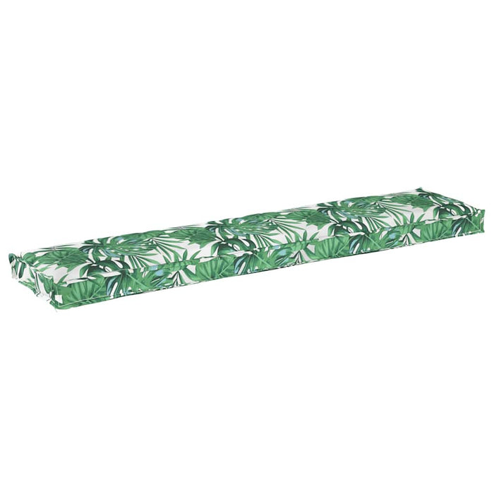 Perna de palet pentru bancă cu model de frunze 180x40x8 cm din țesătură Oxford - WALTI WALTI