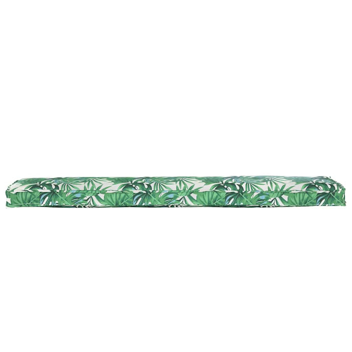 Perna de palet pentru bancă cu model de frunze 180x40x8 cm din țesătură Oxford - WALTI WALTI
