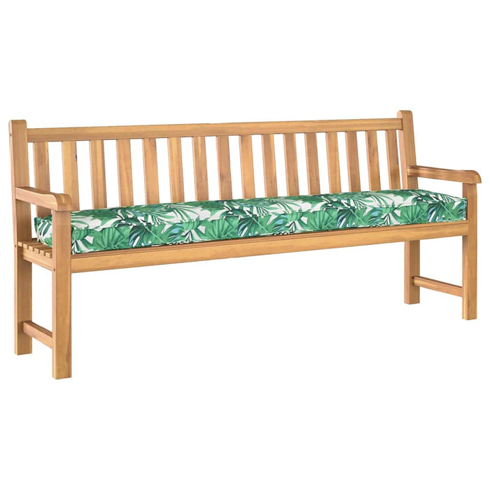 Perna de palet pentru bancă cu model de frunze 180x40x8 cm din țesătură Oxford - WALTI WALTI