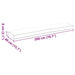 Perna pentru palet Bej 200 x 40 x 8 cm Material Oxford - WALTI WALTI