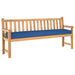 Perna pentru palet Albastru regal 200 x 40 x 8 cm - WALTI WALTI